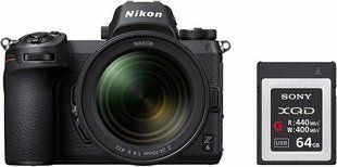 Цифрова камера Nikon Z 6 + 24-70mm f4 + FTZ Adapter Kit + 64 GB XQD