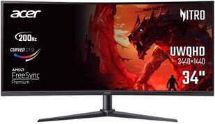 Монитор TFT ACER 23.6" ED240QP0bi (UM.UE0EE.004) VA Curved FHD 144Hz VGA HDMI Black