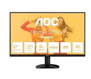 Монитор AOC 27" Q27B35E IPS QHD 300nit 75Hz HDMI DP Black