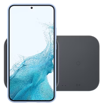 Беспроводное зарядное устройство для Samsung 15W Wireless Charger Duo W/O TA Dark Gray (EP-P5400BBEGEU)