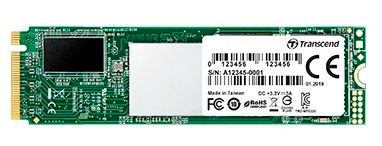 SSD внутренние Transcend MTE220S 512GB PCIe 3.0 x4 M.2 TLC (TS512GMTE220S)