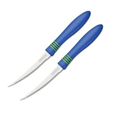 Наборы ножей Tramontina COR & COR ножей томатных 127 мм 2 шт. синяя ручка (23462/215)