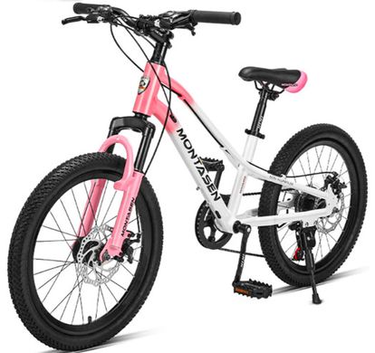Велосипед спортивный детский Montasen Mountain bike 20" AB03 PINK