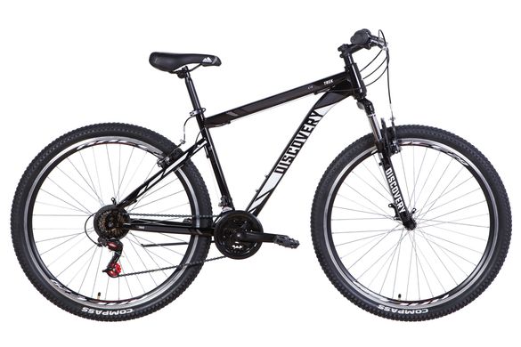Велосипед 29" Discovery TREK 2021 (чёрно-белый)