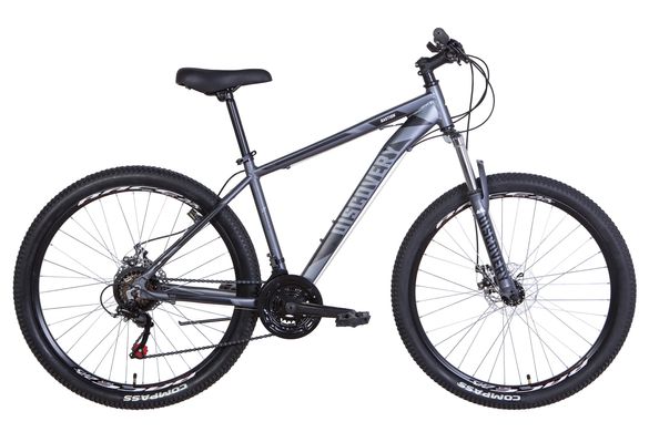 Велосипед 27.5" Discovery BASTION 2021 (серо-черный (м))