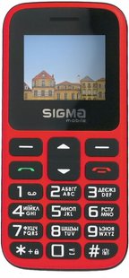 Мобільний телефон Sigma mobile Comfort 50 HIT Red