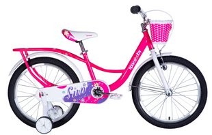 Велосипед ST 20" SPACE KID SUN BH рама-11,5" рожевий з корзиною Pl з крилом St 2024