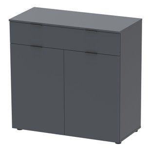 Комод в гостиную Doros Рон 2 80х38х100 см Графит (DRS-011295)