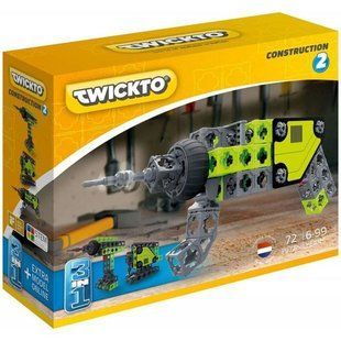 Конструктор Twickto Construction #2 ДРЕЛЬ, ПЕРФОРАТОР, 72 детали