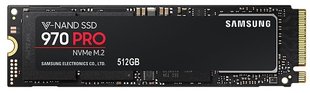 SSD накопитель Samsung 970 PRO 512GB NVMe M.2 MLC (MZ-V7E250BW)