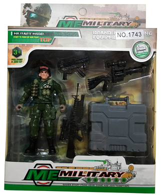 Игрушечный набор Diy Toys Фигурка военного с оборудованием в ассорт (CJ-2175126)