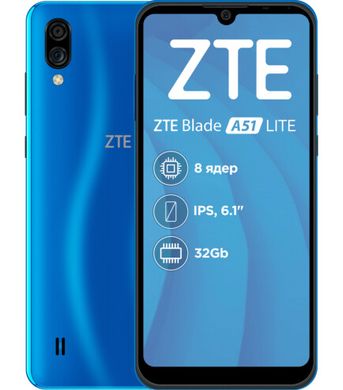 Смартфон Zte Blade A51 lite 2/32 GB Blue