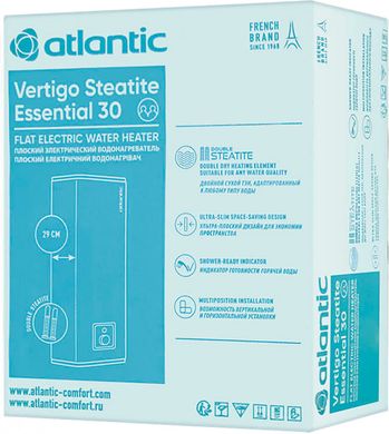 Водонагрівач Atlantic Vertigo Steatite Essential 30 MP-025 2F 220E-S (1000W)