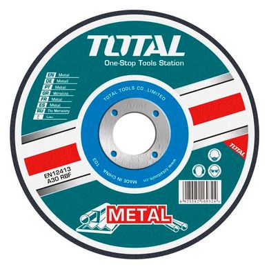 Круг зачисний Total для металу 230 х 6.0 х 22.2 мм (TAC2232301)