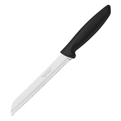 Нож для хлеба Tramontina Plenus black, 178 мм