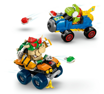 Конструктор LEGO Super Mario Mario Kart &ndash; Bowser та його замок