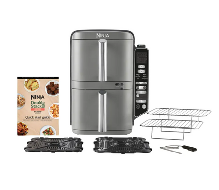Мультипіч Ninja Double Stack XL 2-Level Hot Air Fryer 9,5 л with Smart Cook System SL451EU