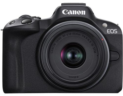 Цифрова фотокамера Canon EOS R50 + RF-S 18-45 IS STM Black Creator Kit