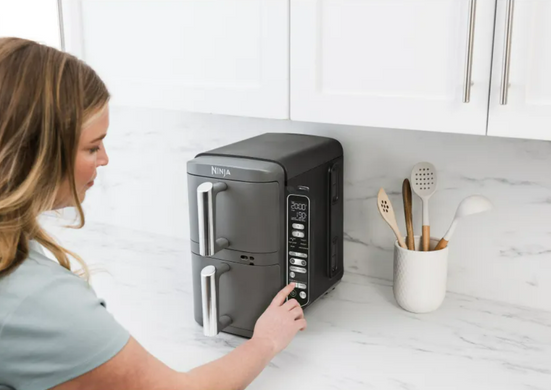 Мультипіч Ninja Double Stack XL 2-Level Hot Air Fryer 9,5 л with Smart Cook System SL451EU