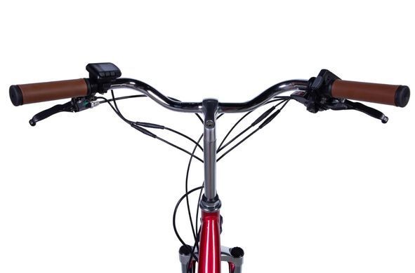 Велосипед з електроприводом 28" ST Dorozhnik eRETRO Vbr FR рама-19" 36B 13А*г 500Вт малиновий 2026