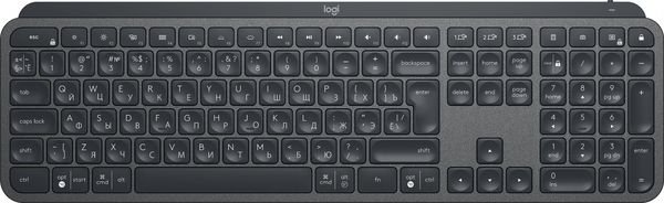 Клавіатура LogITech MX Keys Wireless Illuminated Graphite
