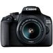 Апарати цифровi Canon EOS 2000D 18-55 IS фото 1