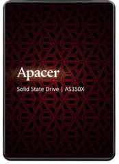 SSD внутрішні ApAcer AS350X 128GB SATAIII 3D NAND (AP128GAS350XR-1)