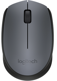 Миша LogITech Wireless Mouse M170 чорний з сірим