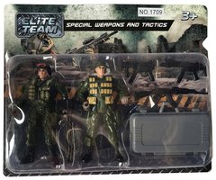 Игрушечный набор Diy Toys Военное спецподразделение с 2 фигурками и оборудованием