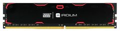 Оперативний запам'ятовувальний пристрій Goodram DDR4 8GB 2400MHz IRIDIUM (IR-2400D464L15S/8G)