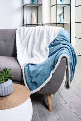 Ковдра флісова Soho 200х220 см Plush hugs Silver blue