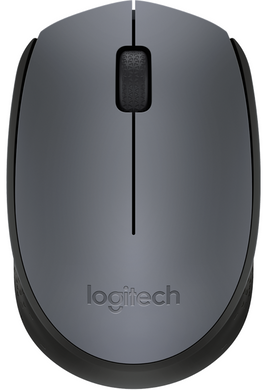 Миша LogITech Wireless Mouse M170 чорний з сірим