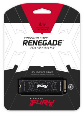 SSD накопитель Kingston FURY Renegade 4TB PCIe 4.0 NVMe M.2
