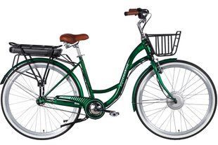Велосипед з електроприводом 28" ST Dorozhnik eAQUAMARINE BH рама-19" 36B 13А*г 500Вт зелений YS 902 з кошиком 2026