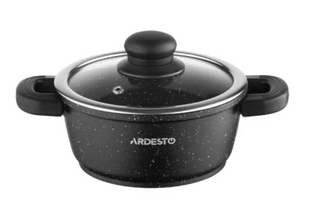 Кастрюля Ardesto Gemini Anzio, 1.8л, алюминий, черный