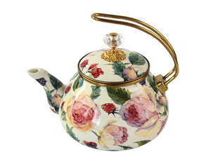 Чайник емальований "PEONY" Elmani з кришкою, 2,2 л 763-046