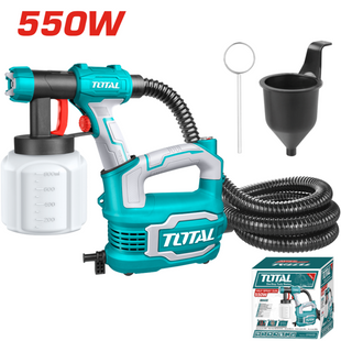 Краскопульт TOTAL TT5006, с напольной базой, 500Вт, 800мл
