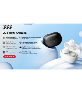 Наушники QCY ArcBuds HT07 Midnight Black