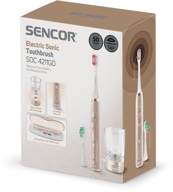 Зубна електрощітка Sencor SOC 4211GD