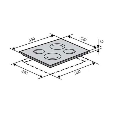 Варочная поверхность Ventolux HV 64 TC SL