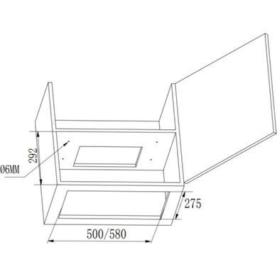 Витяжка Interline BOXGLASS BL A/60 PB/2/T/2