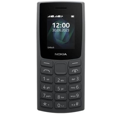 Мобільний телефон Nokia 105 SS 2023 Charcoal (no charger)