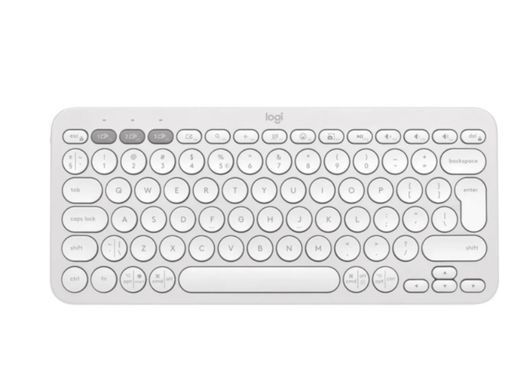 Клавиатура LOGITECH K380s Pebble Keys 2 - TONAL WHITE - US INT'L - BT