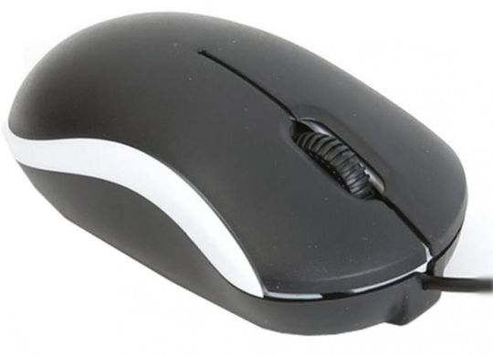 Миша Omega OM-07 3D модель OM07VW білий