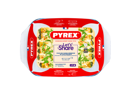 Форма для запікання Pyrex, 39х25х7 см (4 л)