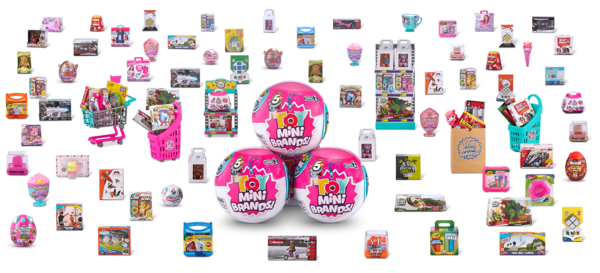 Игровой набор ZURU MINI BRANDS TOY Фигурки сюрприз в слое 5 шт. в ассортименте