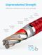 Кабель Anker Powerline+ II Lightning - 0.9м (Червоний) фото 3