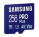 Карта пам'яті Samsung PRO Plus microSDXC 256GB UHS-I U3 V30 A2 + адаптер SD (MB-MD256SA/EU) фото 1