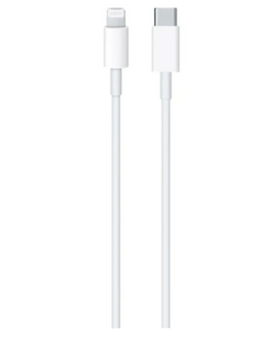 Кабель Apple USB-C to Lightning 1m (MUQ93ZM/A) білий