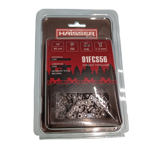 Ланцюг Haisser 91FCS56 56 лан 1,3 мм (0,50'') крок 3/8'' Блістер